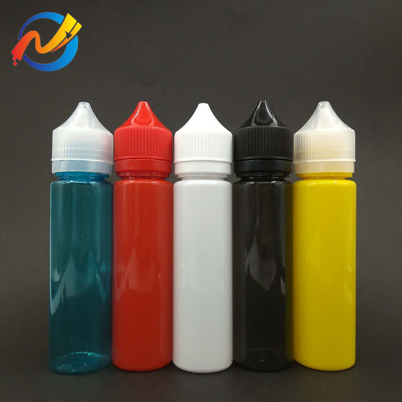 Китай (материк) 60 мл vape жидкости для электронных сигарет пластиковый флакон-капельница с защитой от детей крышкой