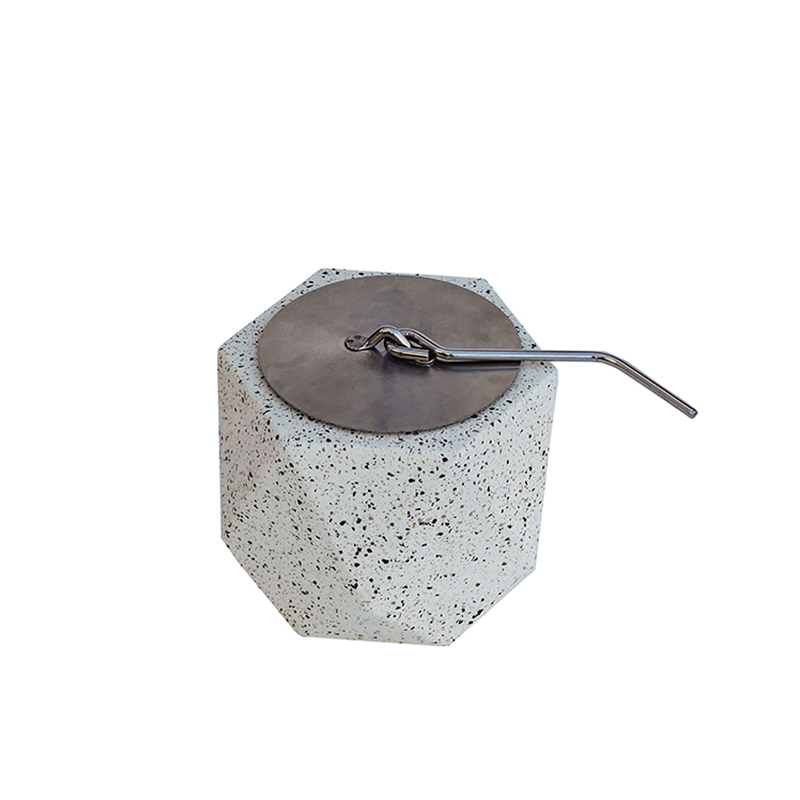 Portable Tabletop Fireplace Concrete Table Top Fire Pit Ethanol Mini Personal Fireplace Indoor