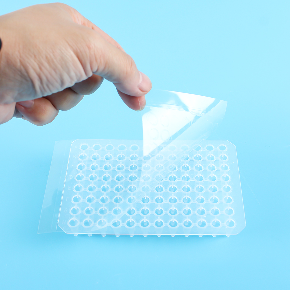Pressure-sensitive Type 0.1mm PCR Sealing Plate Film for PCR Reaction Plate