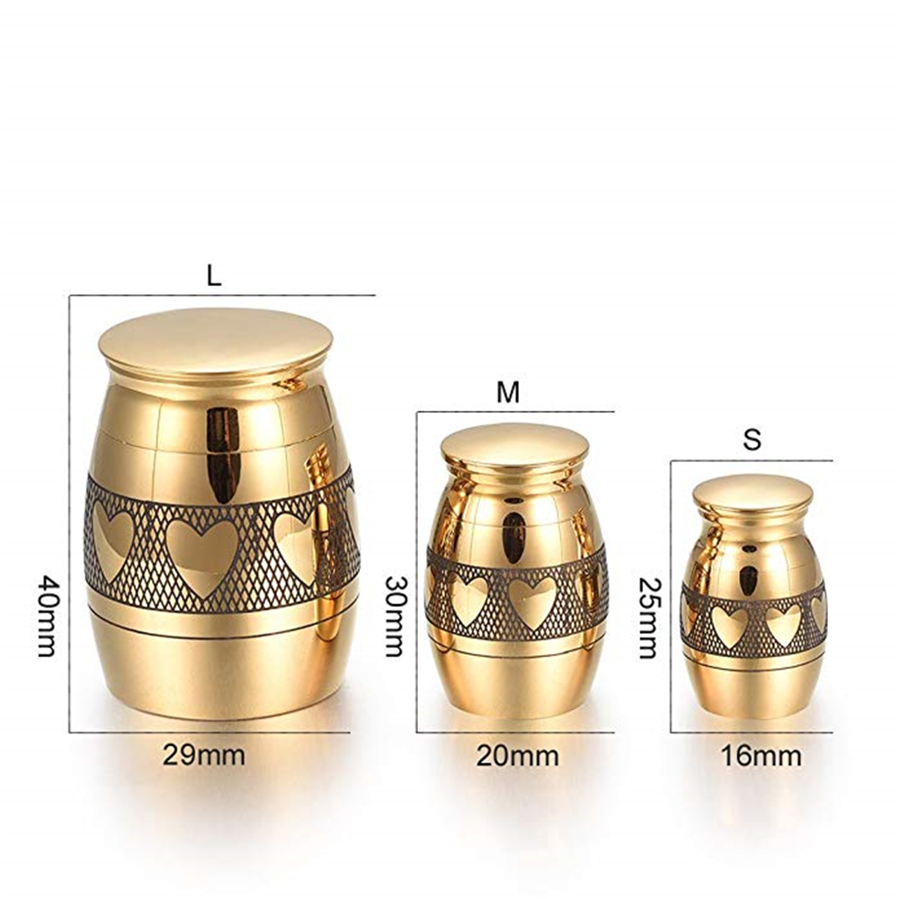 Keepsake Miniature Burial Funeral Urns for Sharing Ashes Dogs Cats Human