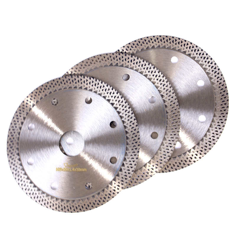Oem High-end Quality Diamond Disc 115/125/180/230mm Mesh Thin Turbo Cutting Saw Blade For Porcelain Tile Cut Disc