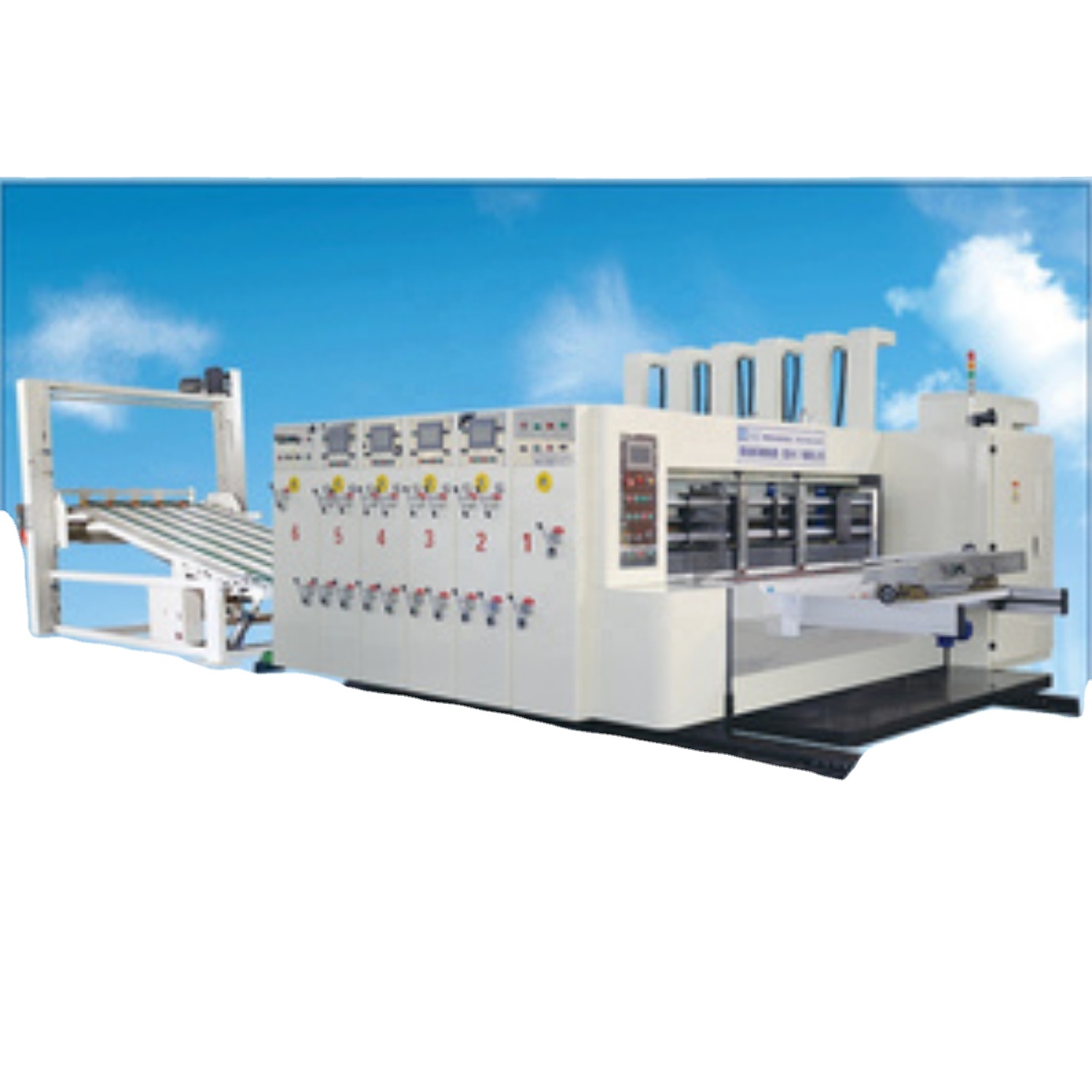 GYK-920 Four colors automatic corrugated paperboard carton box ink printing making machine