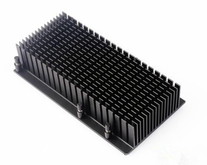 Led cnc подвергая механической обработке экструдированный алюминиевый радиатор