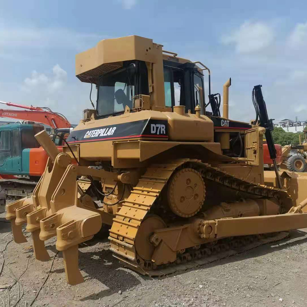 Гусеница d7r по хорошей цене, б/у бульдозер для продажи в Шанхае, Китае, японский бульдозер cat d7r