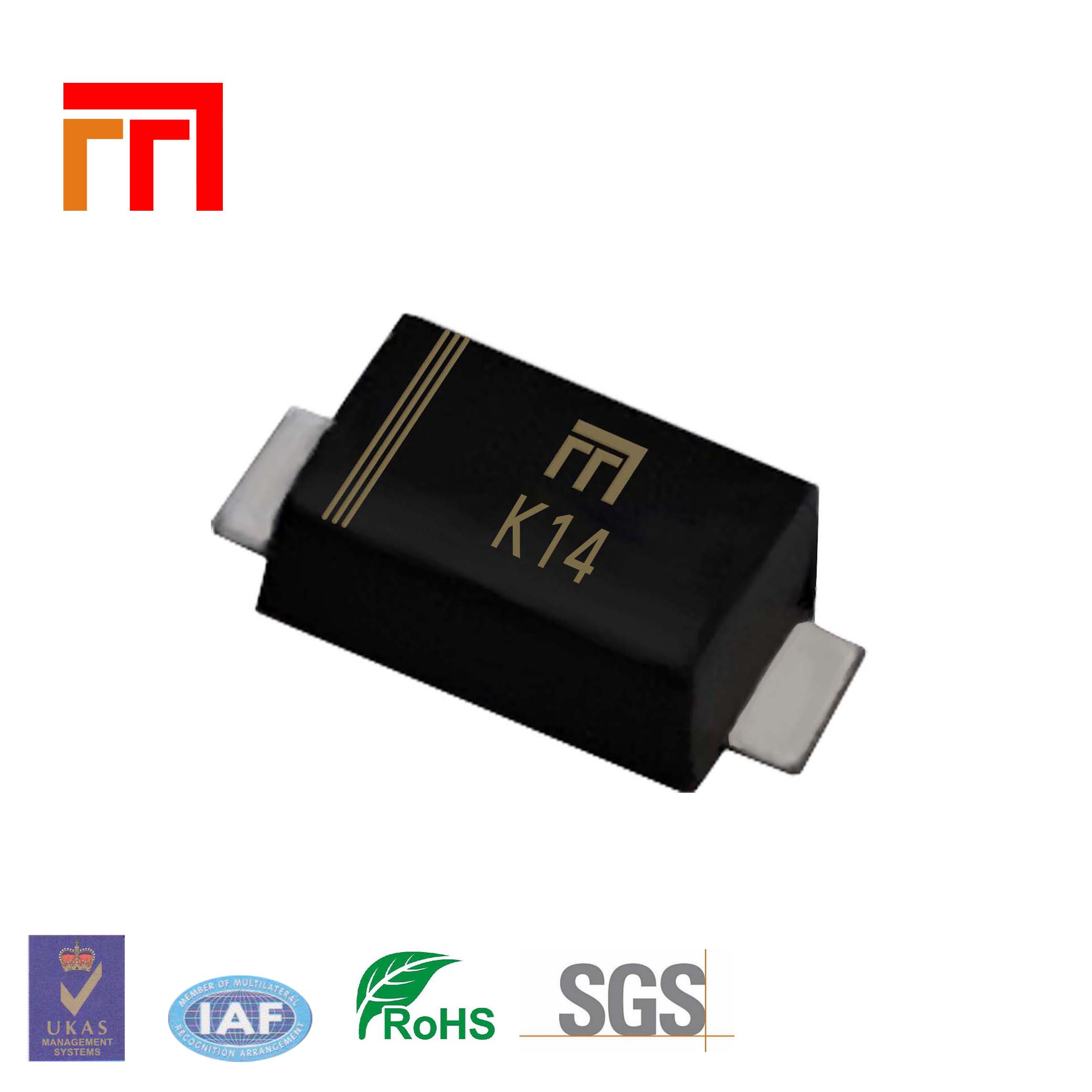 Многие диод поверхностного монтажа K14/DSK14/DS14W/MBRX140 с барьером Шоттки диод 1A 40V SOD-123FL IC tresemme защиты климата интегральная схема