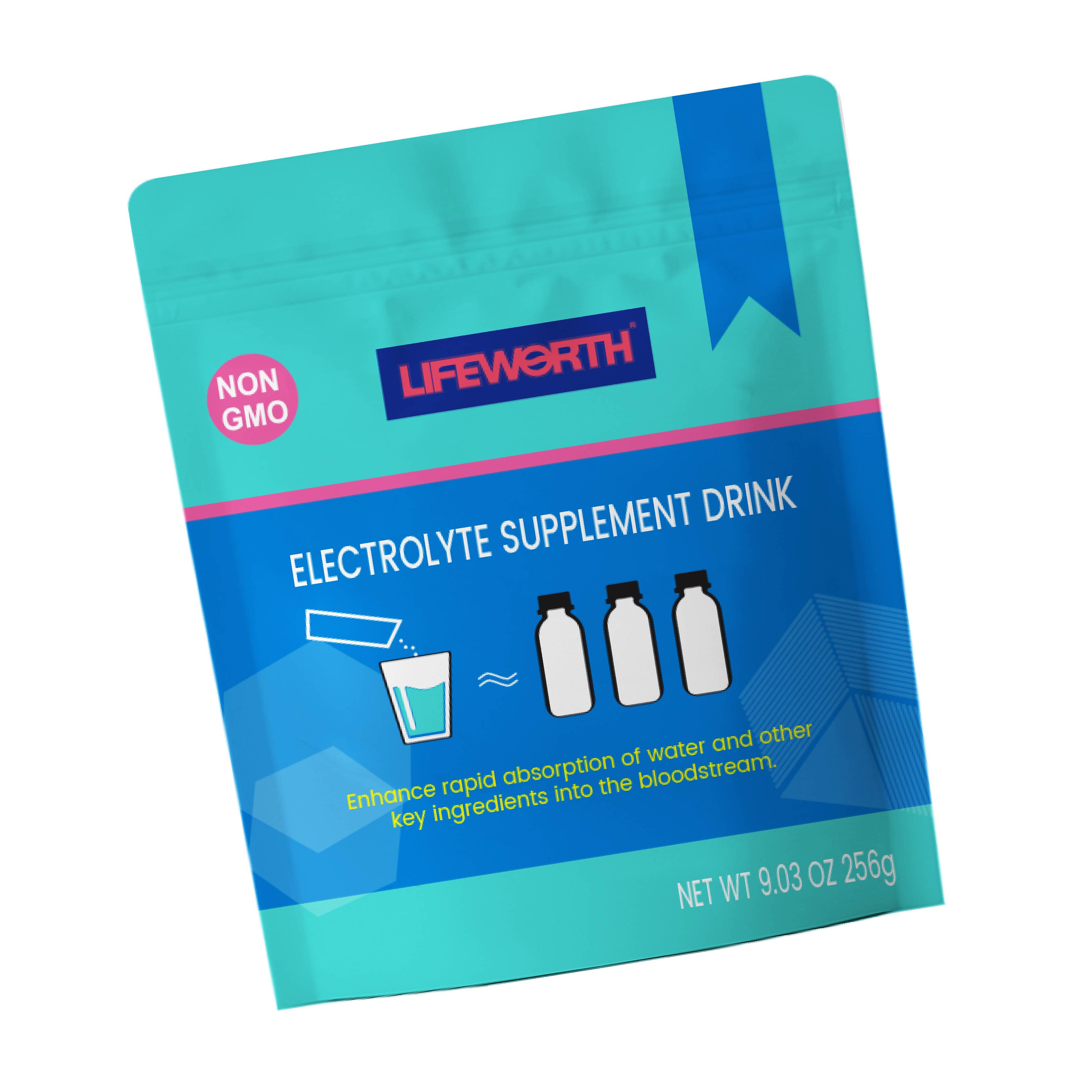 Lifeworth OEM Electrolyte Powder Supplement Energy Drink for Blood Absorption For Sport