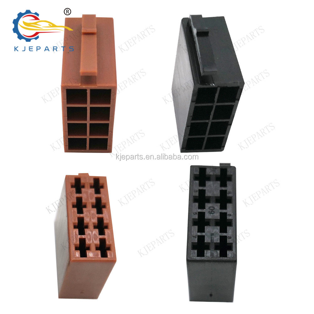16pin автомобильный разъем ISO-16P 8P черный 8P коричневый женский корпус