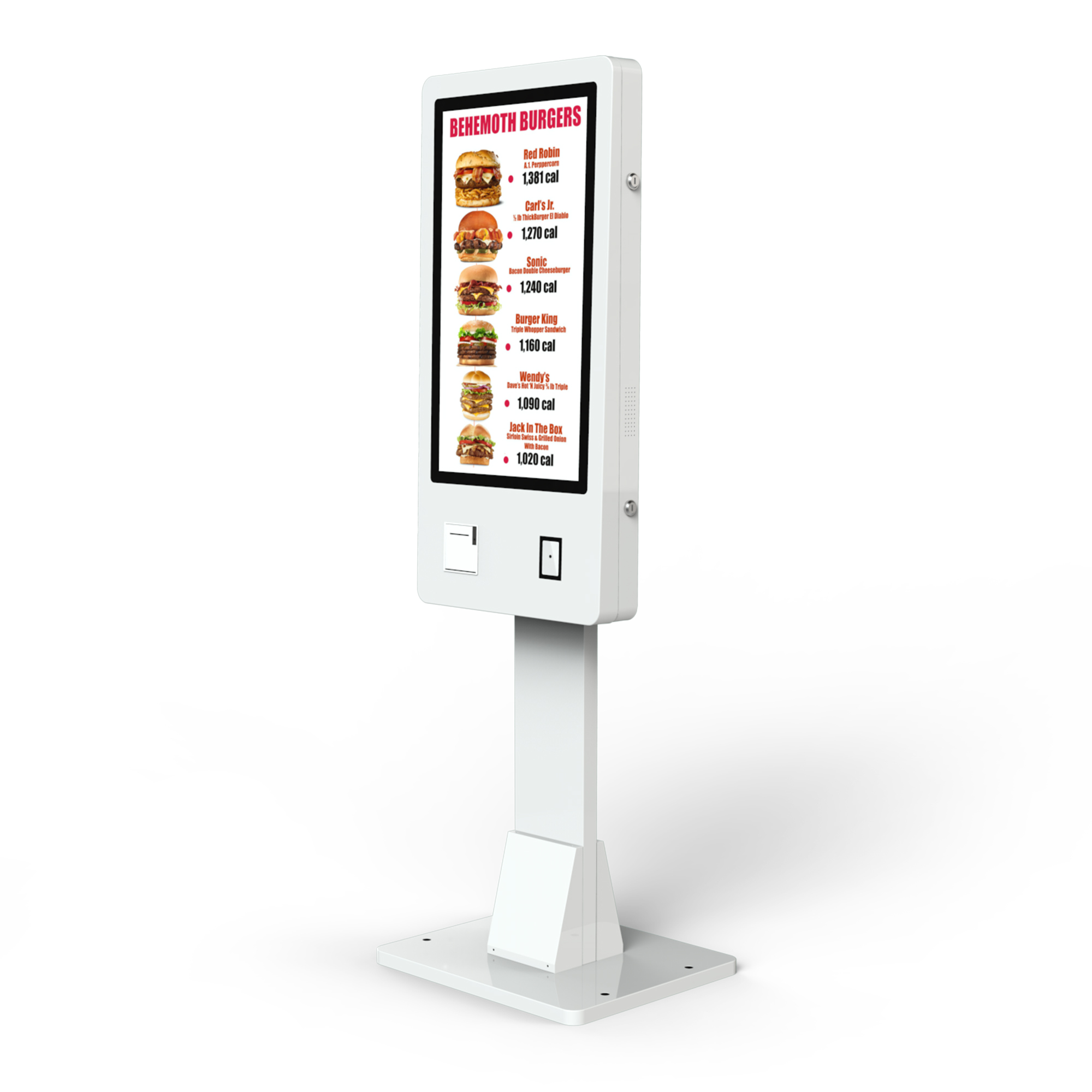 Floor Stand Self Service Ordering Kiosk Fast Food Ordering Self Service Payment Kiosk Machine for Restaurant
