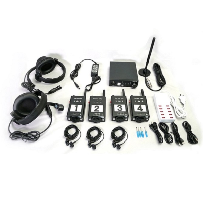 Factory Supply Practical Professional Wireless Call and Tally 4 Way for Camera and Live Broadcast Company