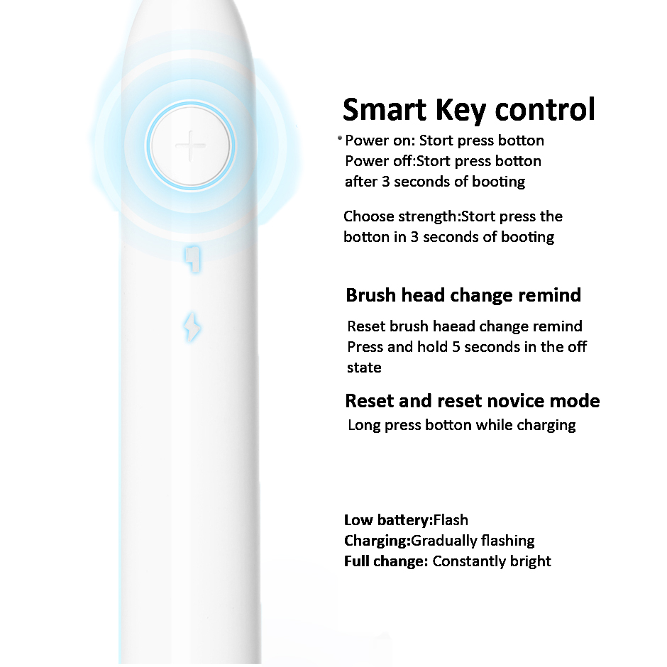 oral b smart sonic electric toothbrush Vibrate power toothbrush