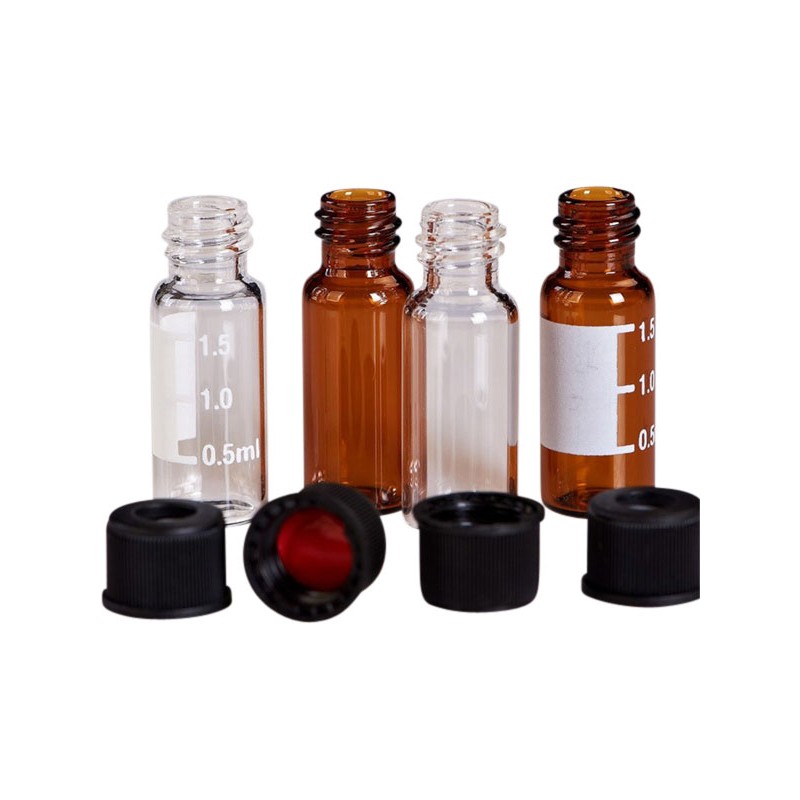 amber clear screw neck glass vial Siliconized glass dropper vial dropper bottle