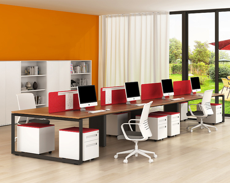 Offices Workstations Table Modern Furniture 8 Person Computer Laptop Desk Set Office Desks