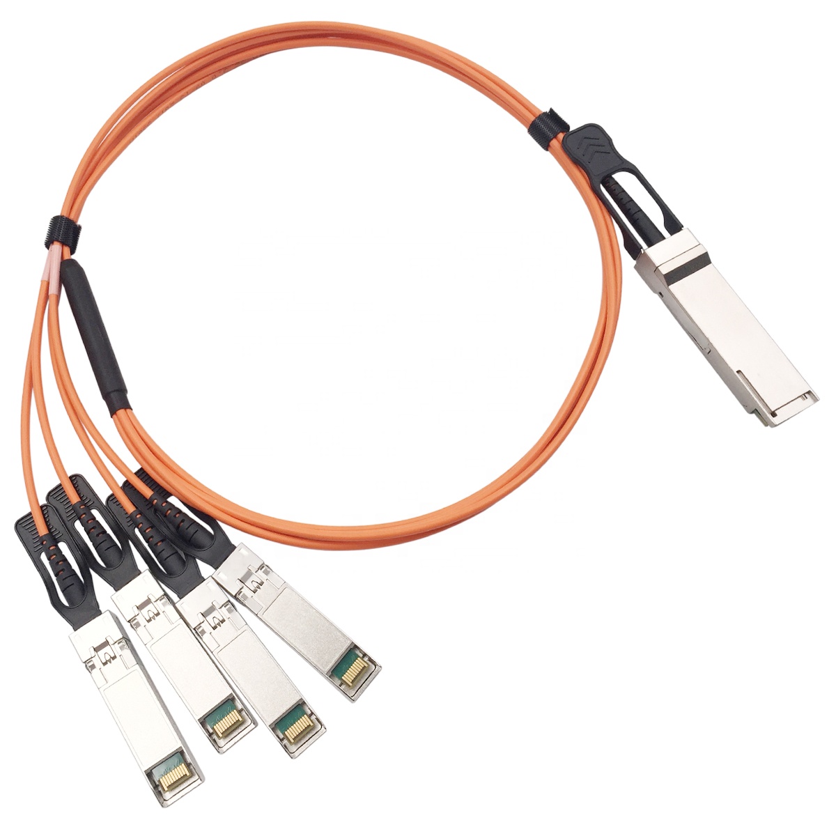 40 гигабитный ethernet 40G QSFP + до 4*10G SFP + Активный оптический кабель AOC OM3 MMF