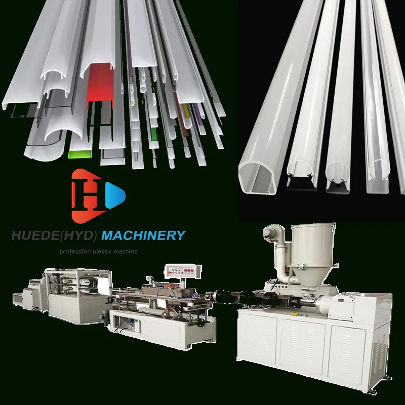 Double Color PC PMMA Lamp Light LED Tube or cover Profile  production Machine/Extrusion Line