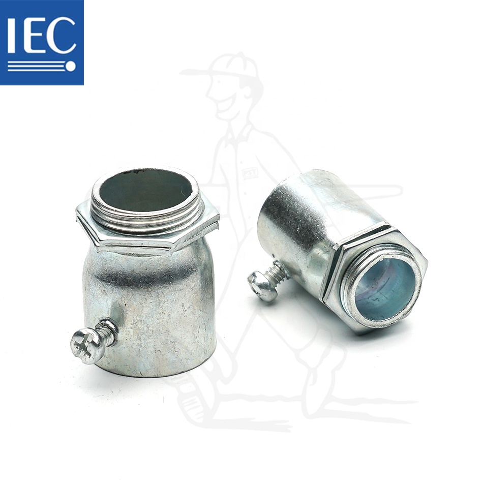 Стальной терминальный коннектор IEC 61386 EMT Conector