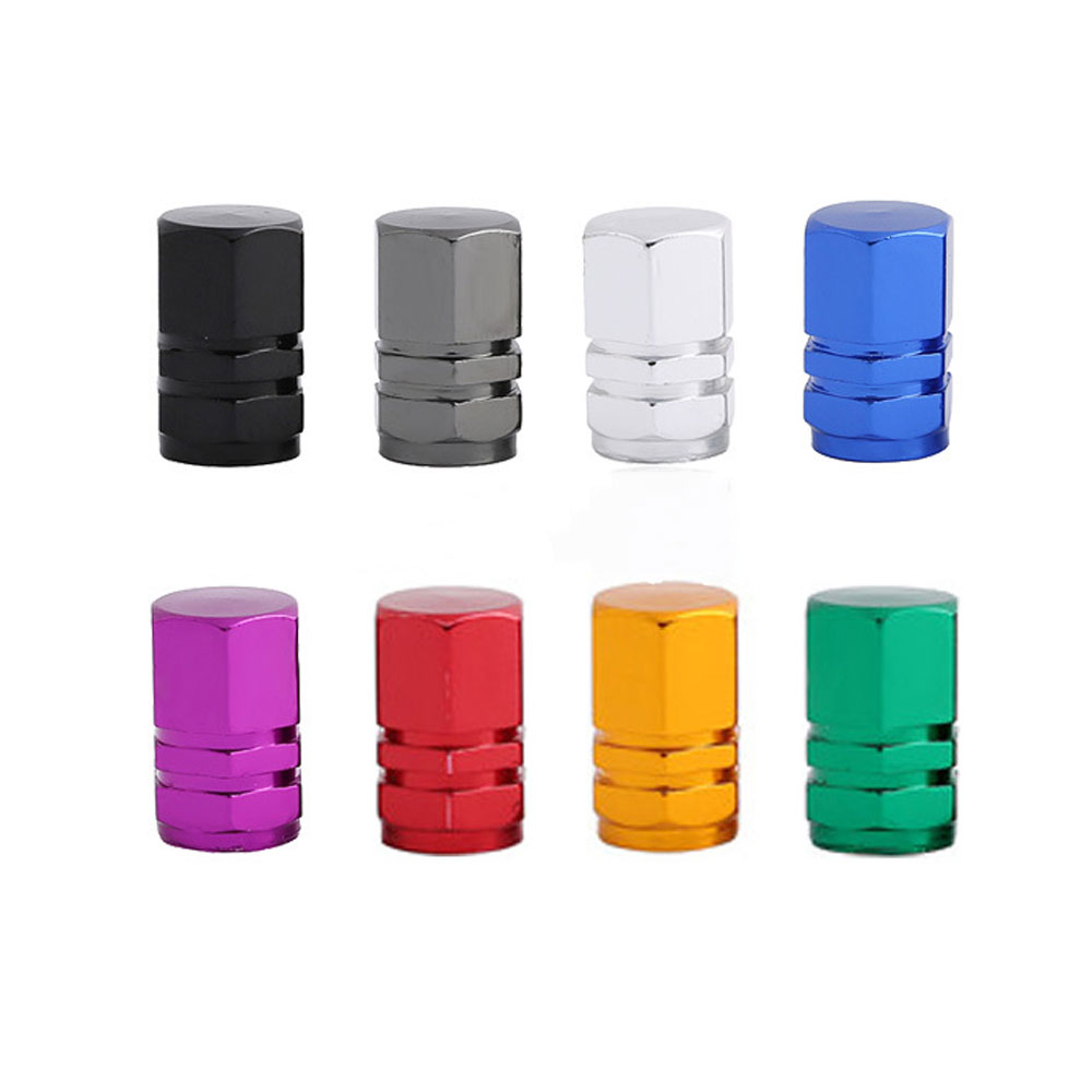 Custom Aluminum Logo Car Tire Presta Valve Dust Caps