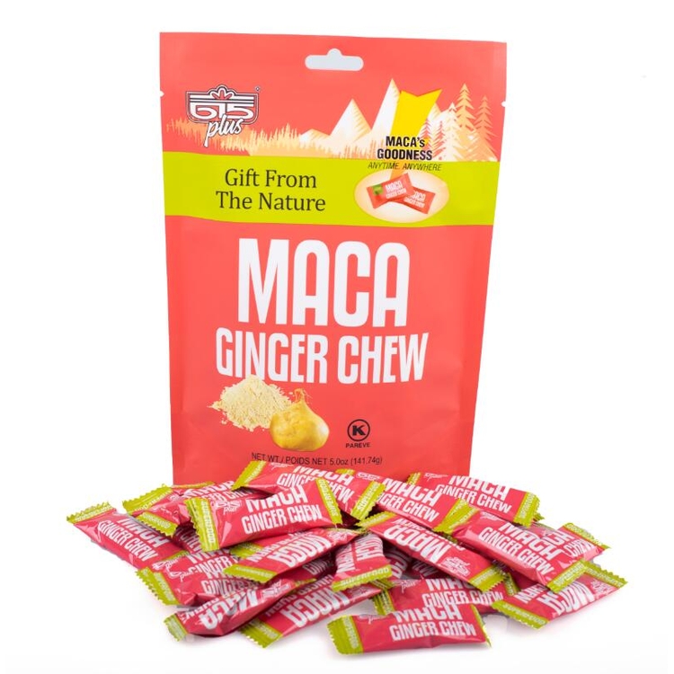 615plus maca ginger chew no preservatives indonesia ginger soft candy