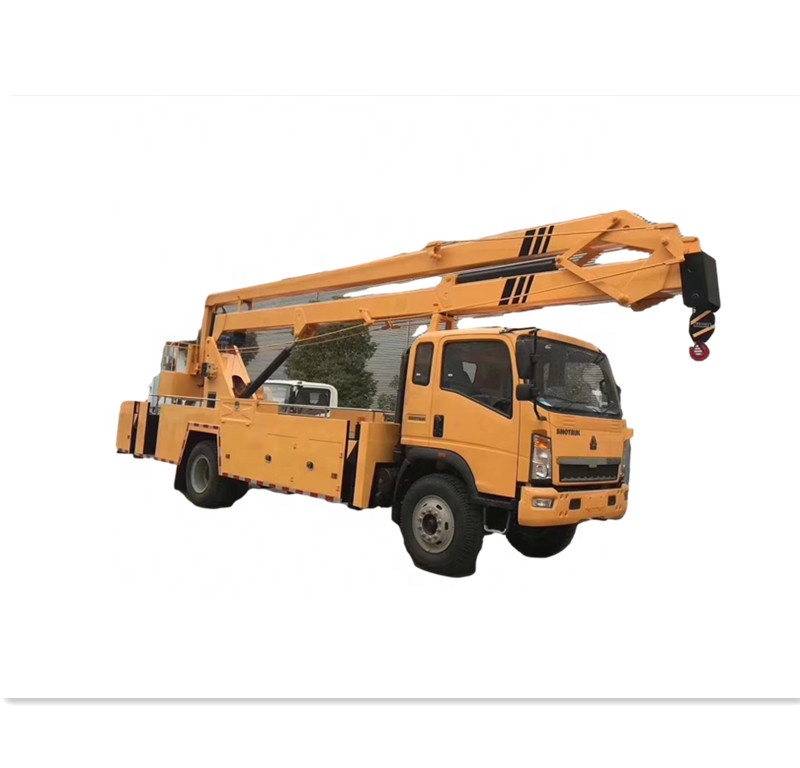 Грузовик Sinotruck howo высотой 8-24 метра, грузовик с подъемной платформой 4x2, грузовик с подъемной платформой для продажи