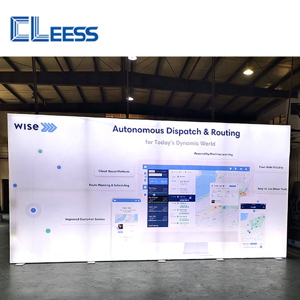 3x6 портативный алюминиевый seg trade show booth текстильная рамка lightbox