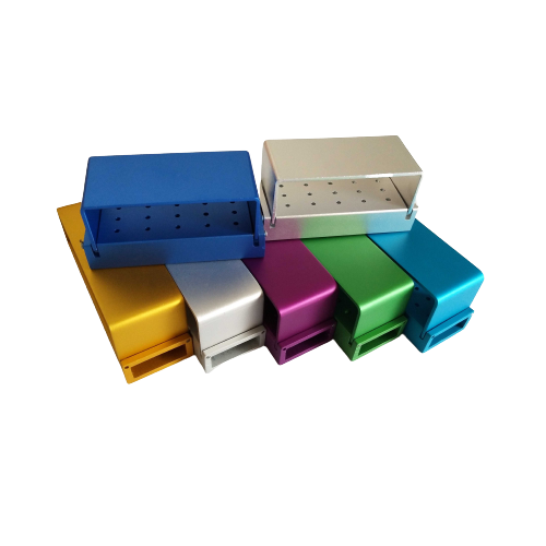 Dental Burs Holder Block, New FG Drills Aluminium Autoclave Disinfection BURS Holder Block CASE Organizer, 30 Holes