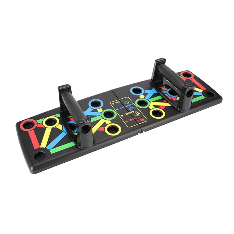 Push Up Board 9 in 1 Push Up System Color-Coded Push-up Stands Strength Gym Exercise Stand Rack Board