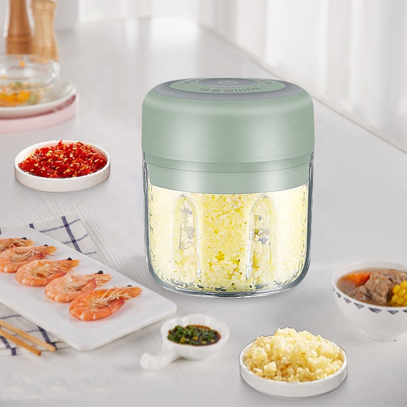 Портативный USB-измельчитель чеснока для кухни, овощей, лука, 250 мл