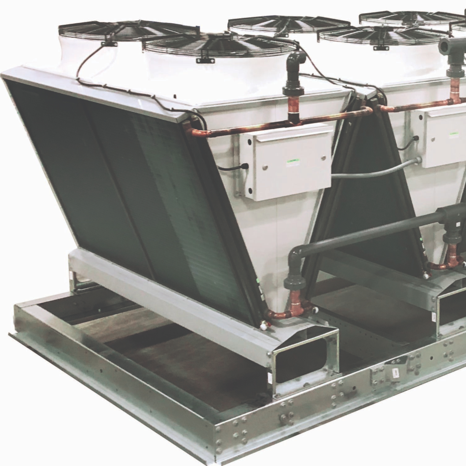 OEM 30kW 2500kW V тип в форме погружения охлаждения сухой воздушный охладитель
