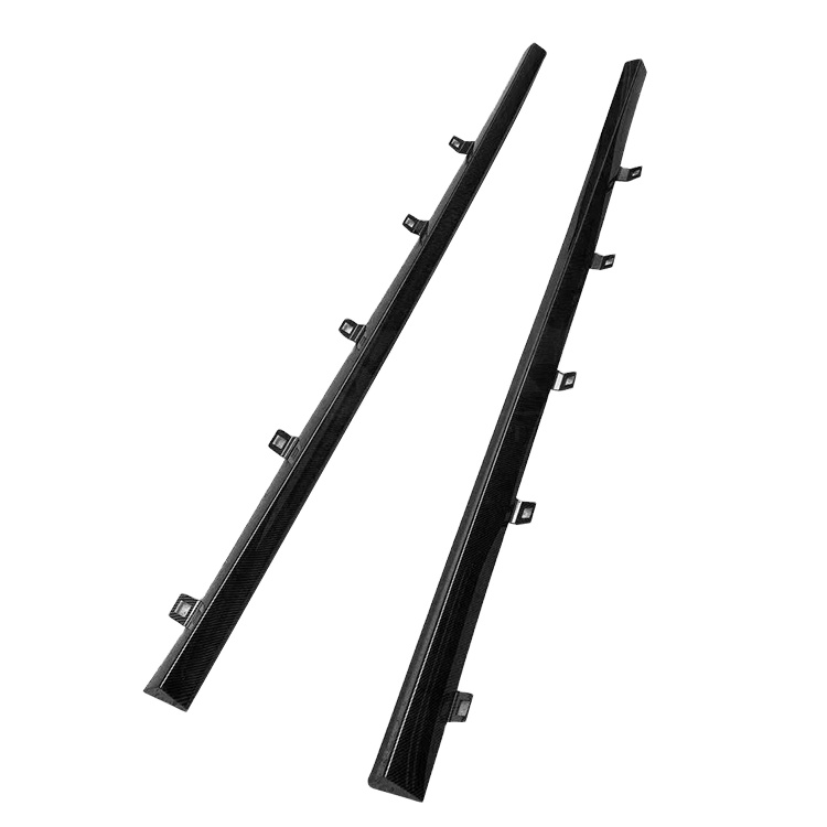 Newly listed For VW MK7 Golf 7 7.5 7Rline 7.5Rline Side Skirts ABS Plastic Made Carbon Fiber Side Bumper Of Exterior Accessories