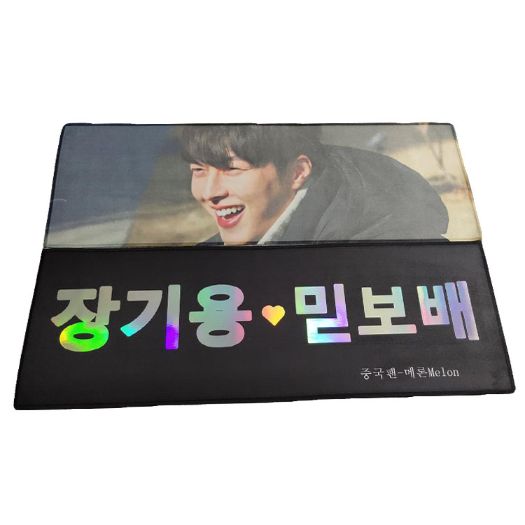 Wholesale Customized Good Quality Eco-friendly Microfiber Towel Kpop Slogan
