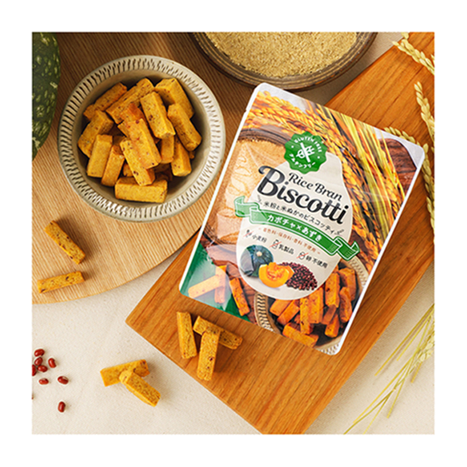 Печенье и печенье от японского производителя с тыквой adzuki gluten