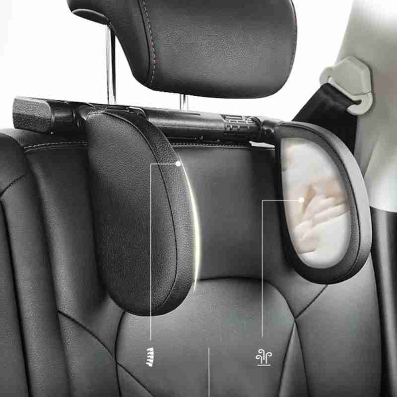 Protection Neck Sleeping Pillow Rest Black Cushion Headrest Baby Travel Sleeping Seat Cover Safety Car Pillows