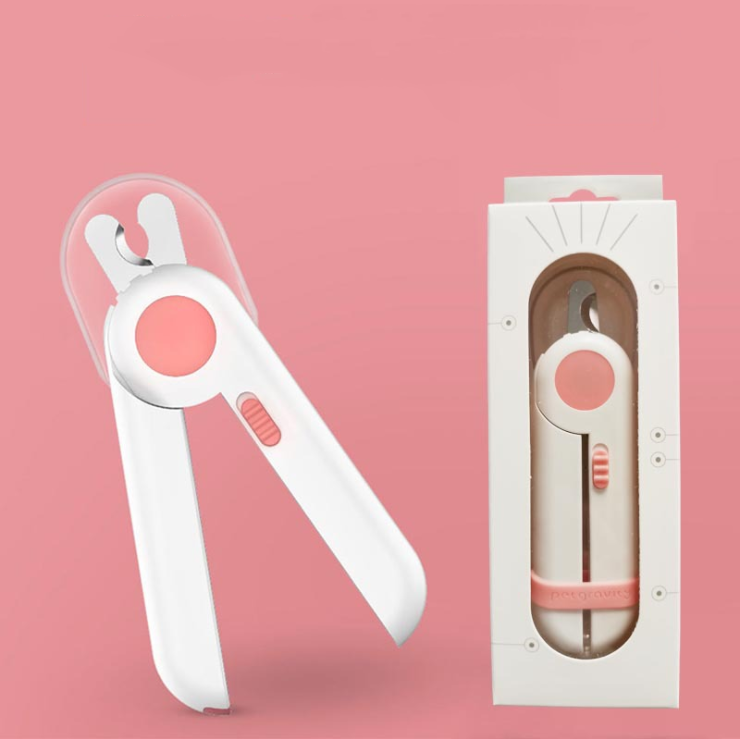 Cat nail sharpener dog nail scissor pet LED light anti-blood spot manicure supplies pet nail scissor