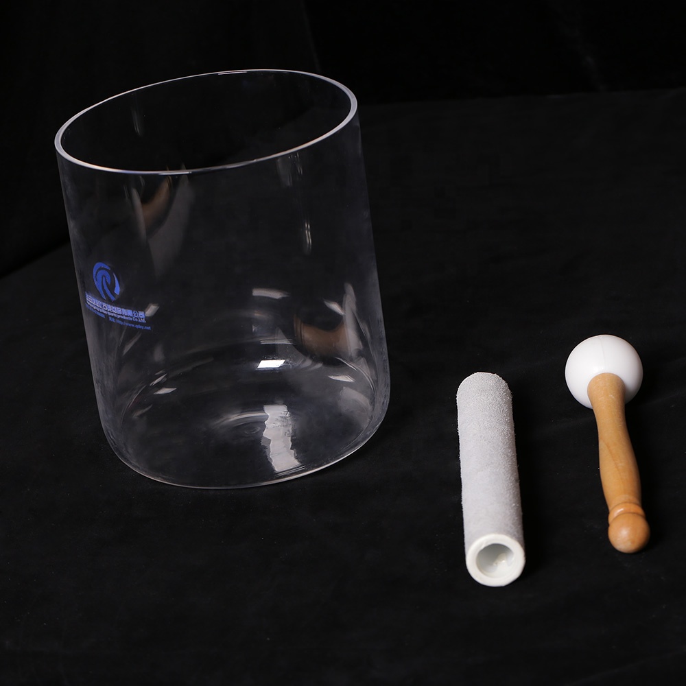 Top Popular Clear Crystal Singing Bowl Quartz Set Accept Customization