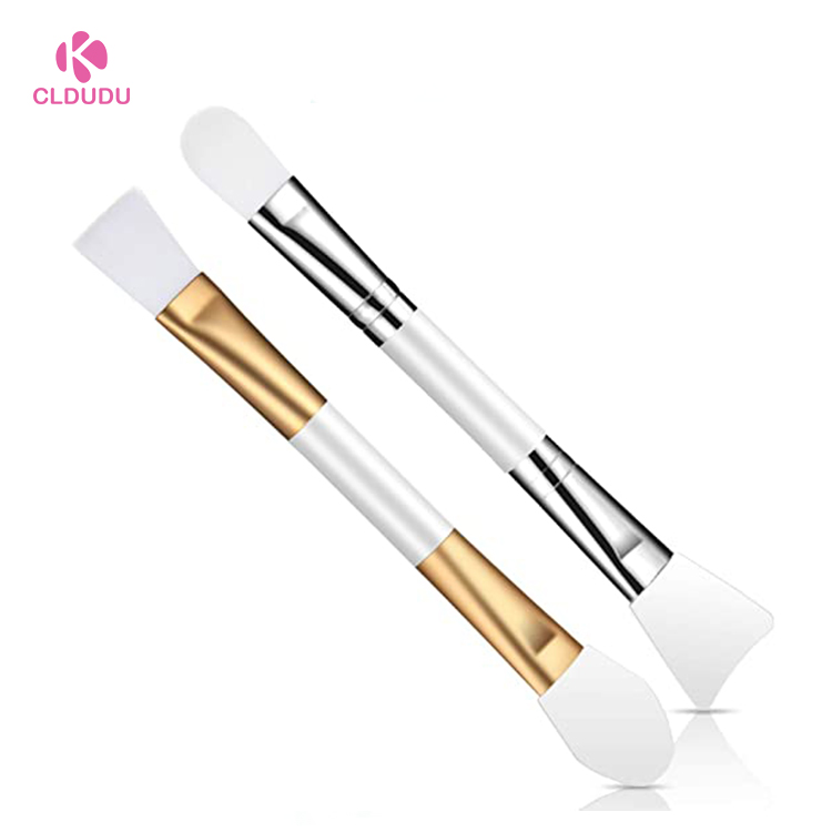 Face Mask Brush Double Side Makeup Brushes Silicone Clay Facial Mask Applicator Nylon Brush Cosmetic Beauty Tools