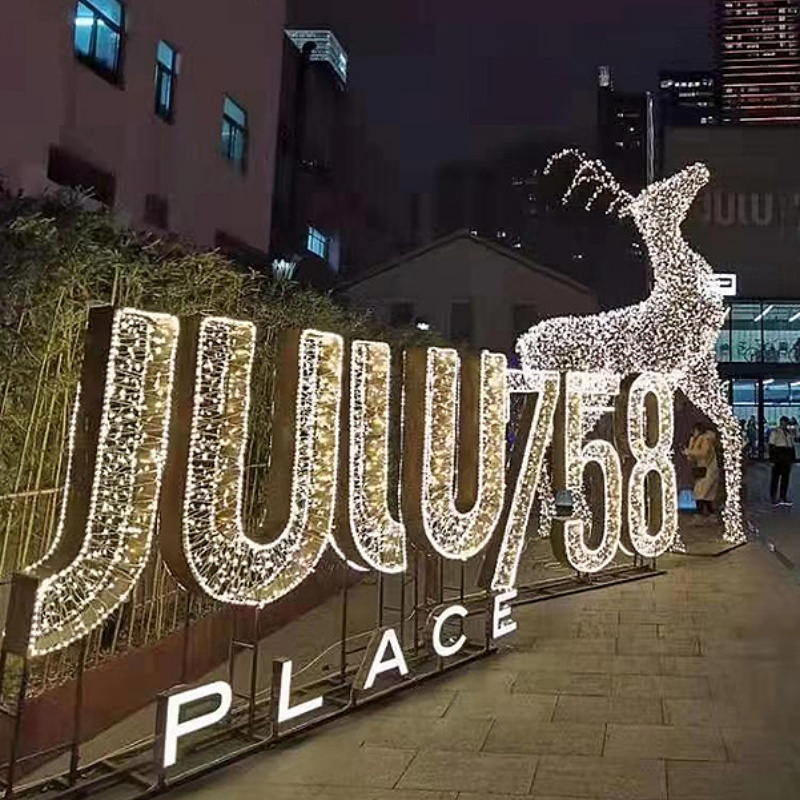 Hot Selling Professional Theme Park Waterproof Decorations Led Decoration Motif Light