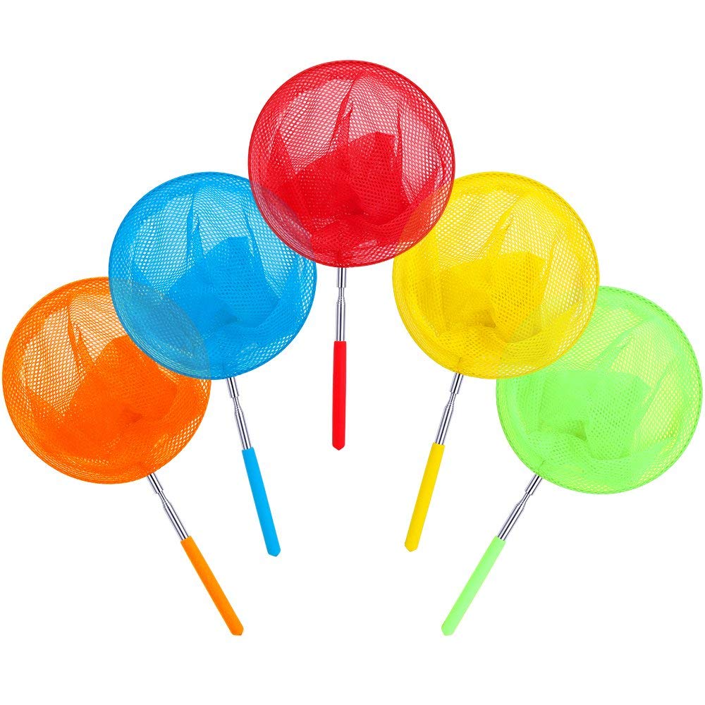 2021 Kids Telescopic Butterflies Fishing Nets Catching Insects Bugs Fish Ladybird Nets Outdoor Toy For Kids Play Toy