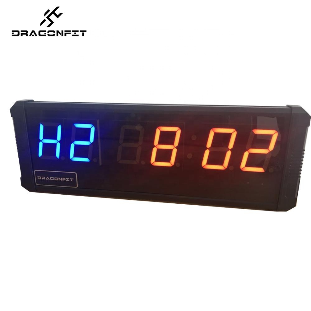 Лидер продаж 4 ''Led Multi-Color Crossfit спортивный таймер с функцией обратного отсчета