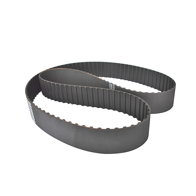 Industrial driving 600H toothed endless black rubber synchronous timing belt