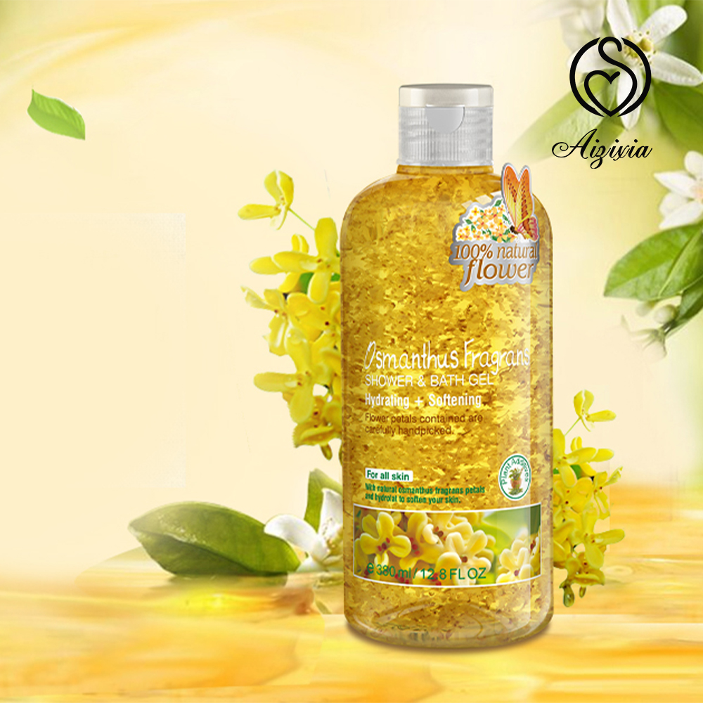 Ароматический гель для душа Osmanthus, контроль свежего масла и удаление клещей, прямые продажи с завода, OEM
