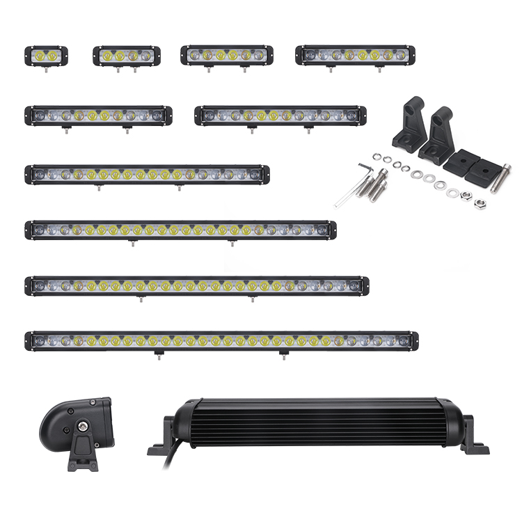 2021 New Arrival Offroad Car Led Light Bar 4 inch -50 inch Work Light Lamp 300 Watt Straight Light Bar for Jeep 4X4 Vehicle