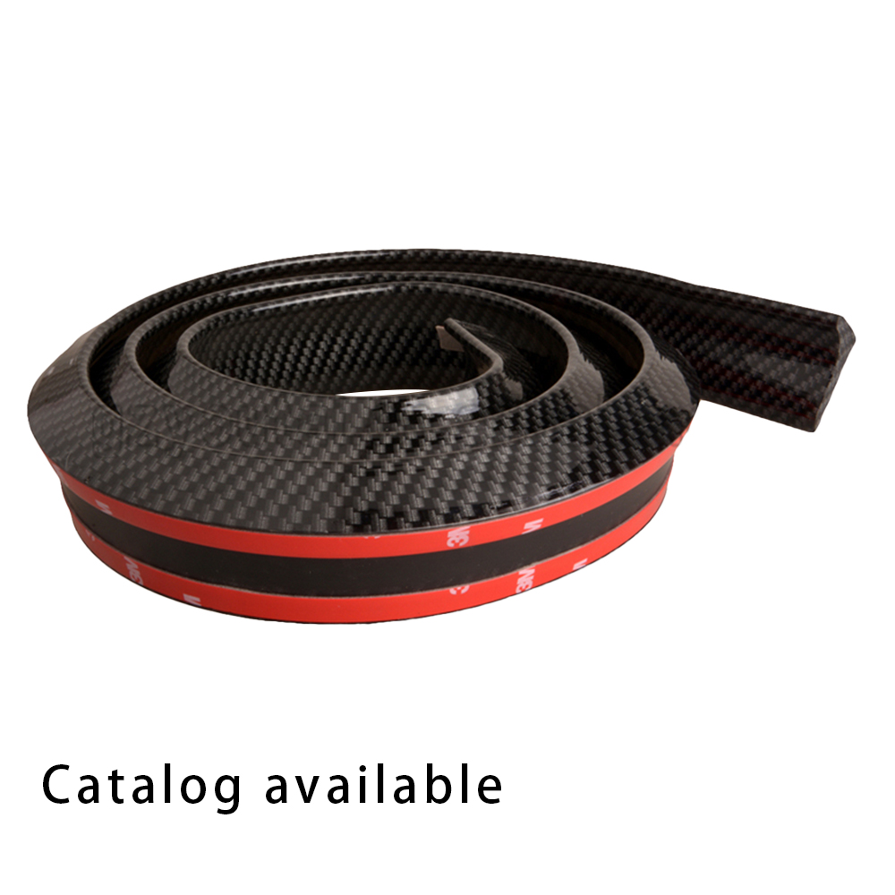 jdm car accessories Racing Tuning Universal 3.5cm*1.5m Carbon Fiber 59 wing sticker Rear Lip Roof Trunk Spoiler en goma Strip