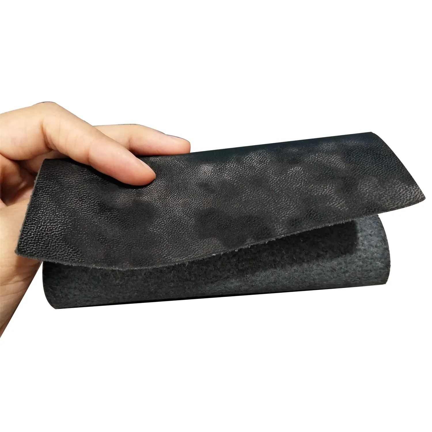 New Development Modern Eco Black Variegated Design Genuine Leather For Making Bag