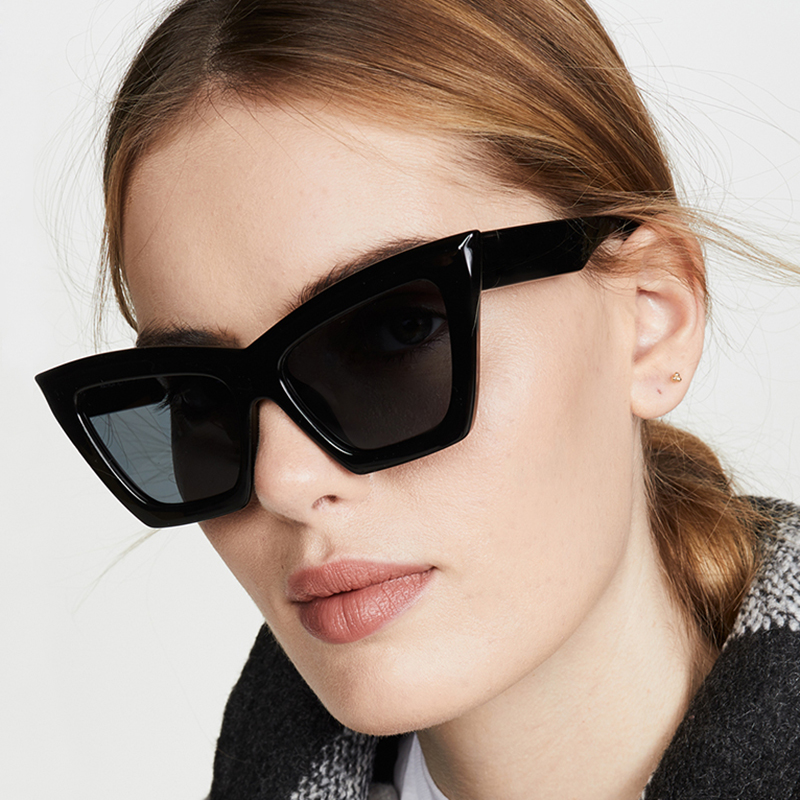 Fashion Shades Sunglasses Women Cat Eye Custom Sunglasses Women Trendy Sunglasses 2021