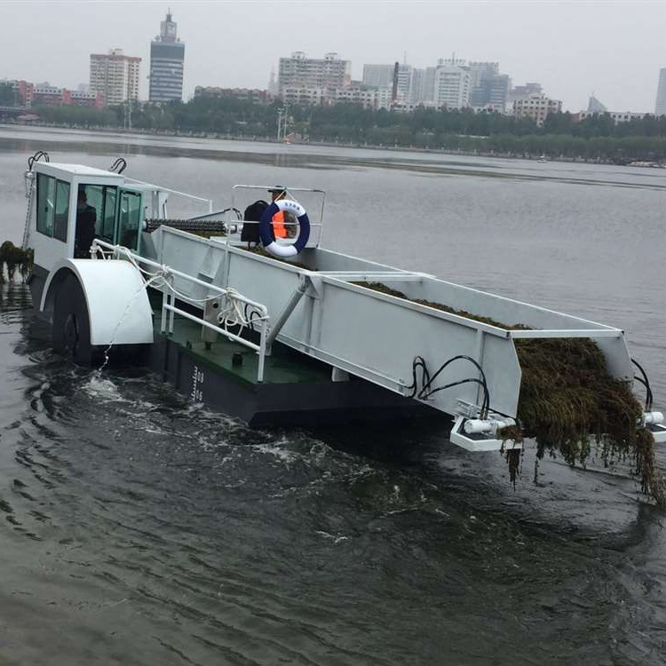 Новый дизайн, водяной гиацинт/Водяной травяной комбайн, речная чистая лодка для продажи