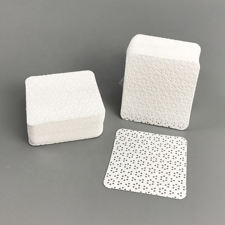 Lint бесплатно одноразовые 80gsm Spunlace нетканые для снятия лака для ногтей салфетки