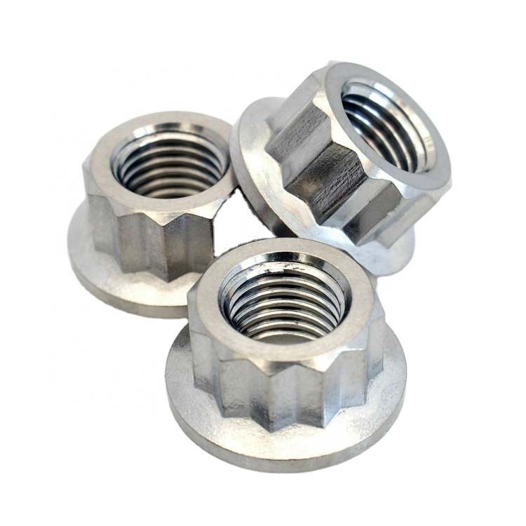 Купить M10x1.25 титановые 12pt фланцевые гайки M10 M8 M12 M14