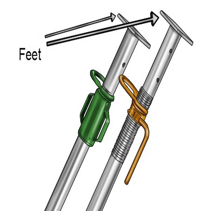 Строительные строительные леса, сталь Acrow pump prop jack, строительные леса на продажу