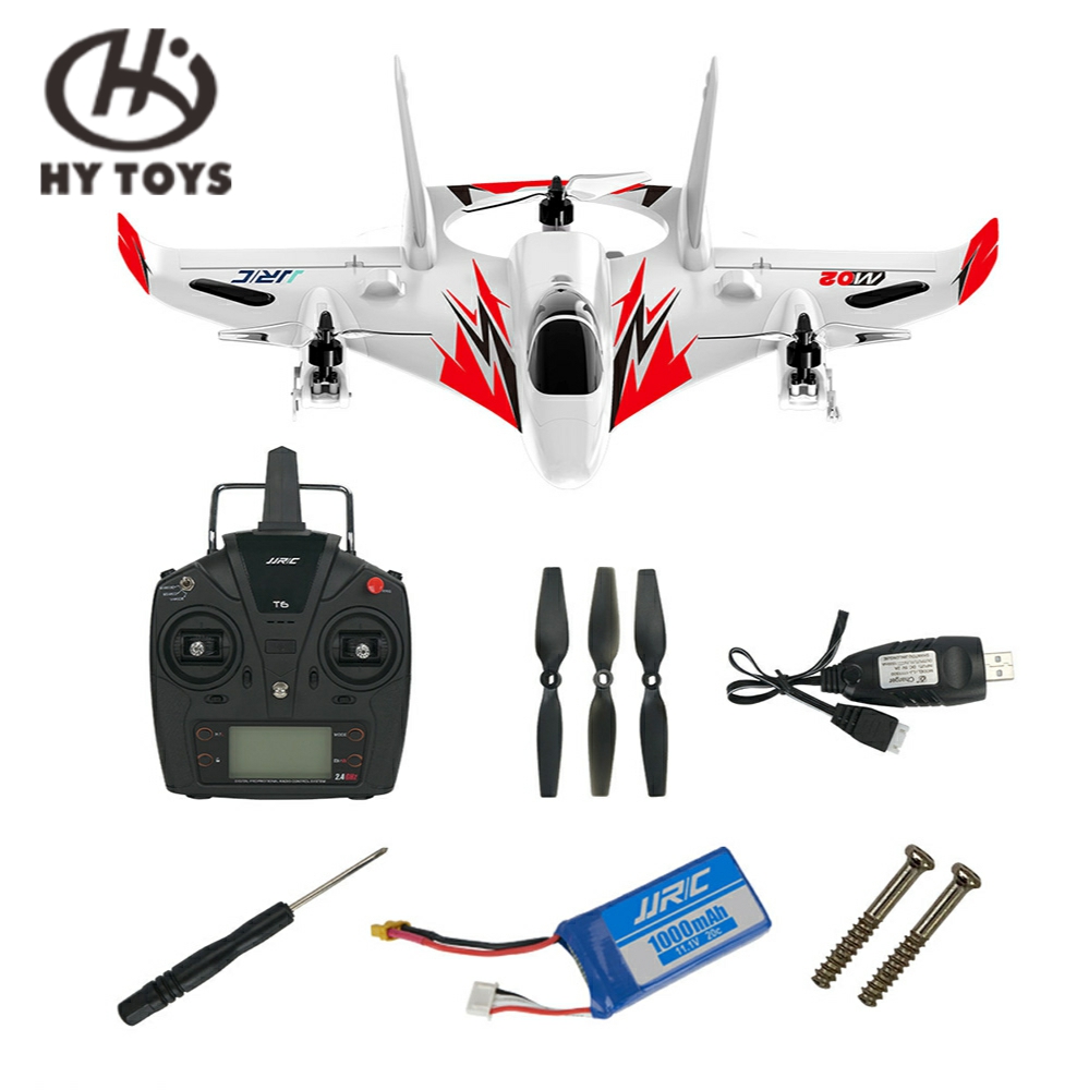 Coolerstuff JJRC M02 6CH 450mm Jet Plane 15-16mins Long Fly Time Wingspan EPO Brushless 6-axis Aerobatic RC Model Airplane Drone