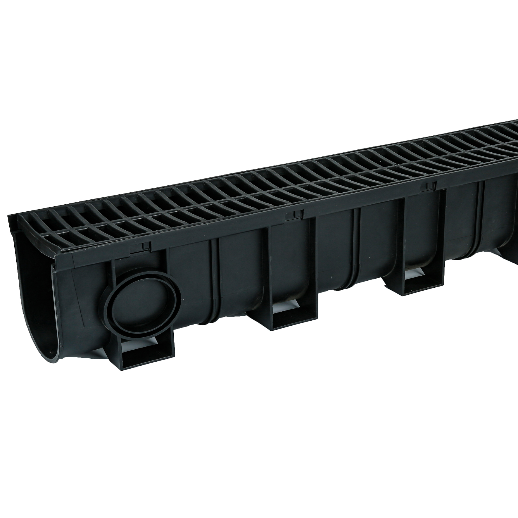 Высококачественный водосточный желоб HDPE, пластиковая поверхность, дренажный канал, коммерческая дренажная система, водосточный желоб для улицы