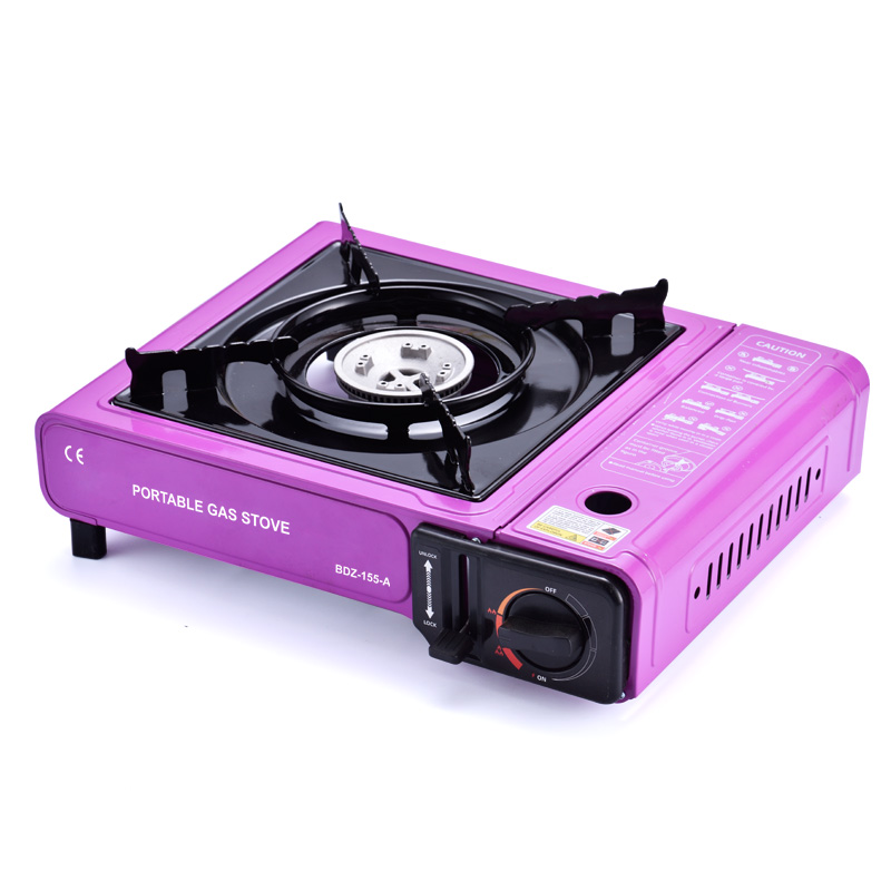 violet small road trip home and outdoor gas burner Portable butane Camping Gas Stove BDZ-155-A